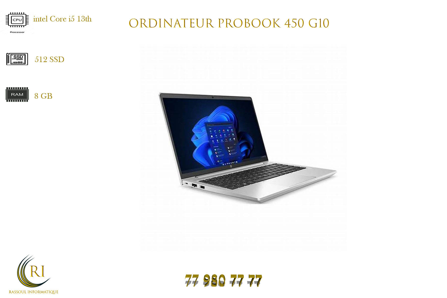 Ordinateur portable HP ProBook 450 G10